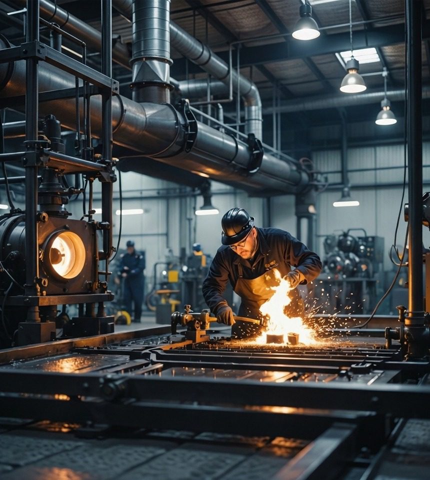 industrial and manufacturing metal fabrication company in dubai, sharjah and abu dhabi